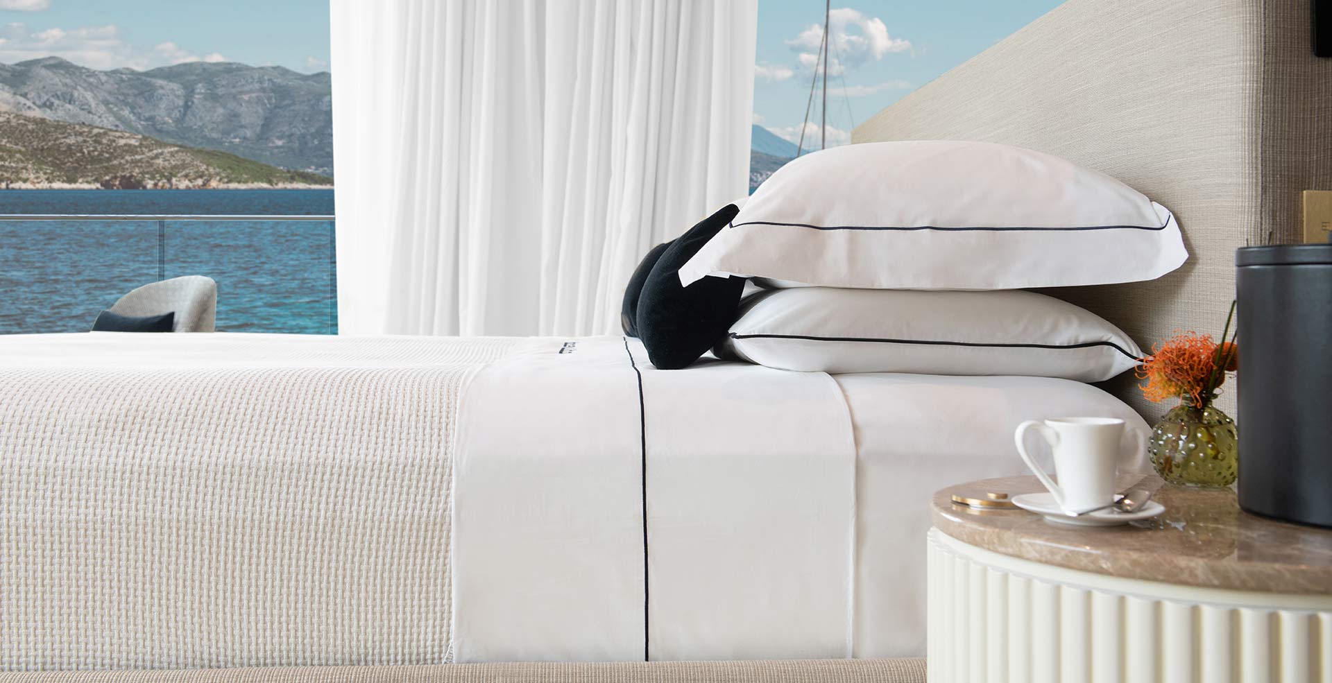 biancheria da letto casa e barca personalizzata